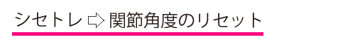 シセトレが関節角度を骨盤リセットボディメイクジム